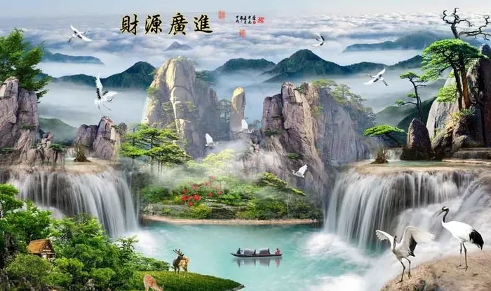 财源广进图片(9071X5669(DPI:72))psd模版下载