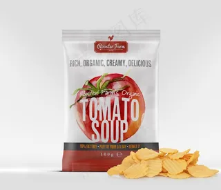 薯片包装样机图片