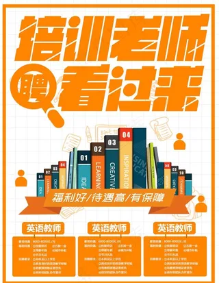 培训老师招聘图片