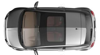 深灰色轿车俯视图图片