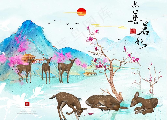 背景墙图片(9071X6803(DPI:72))psd模版下载
