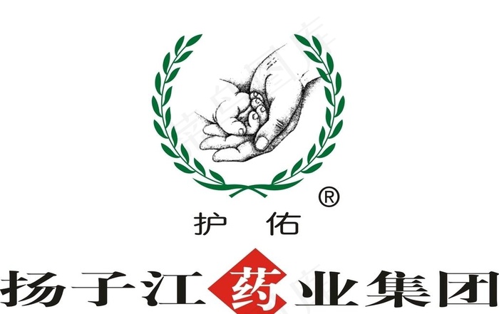 扬子江药业集团标志图片cdr矢量模版下载