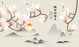 中式背景墙图片