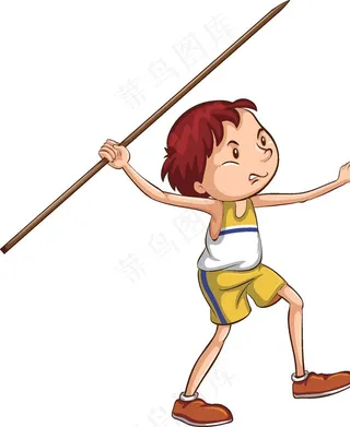 卡通运动人物图片