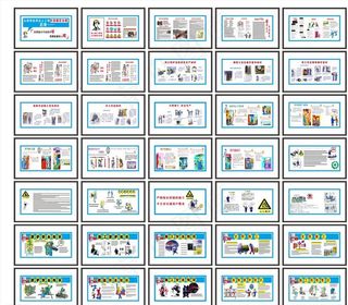 安全漫画围挡图片