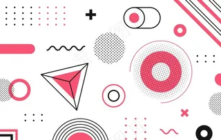 几何图形背景元素图片