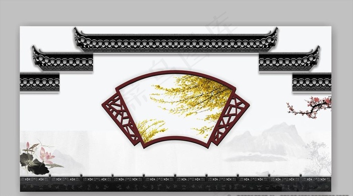 马头墙 古建筑图片