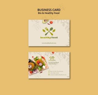 餐饮名片 美食 名片图片