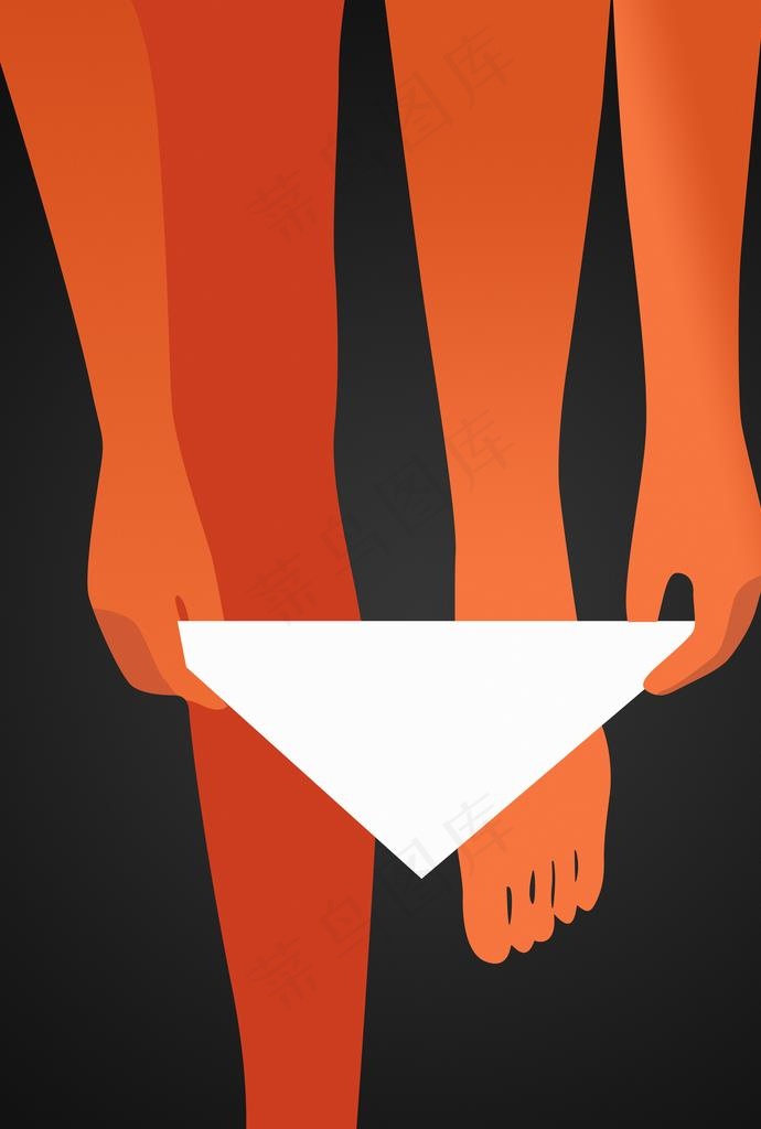 现代几何装饰画图片