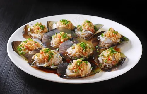 蒜蓉粉丝蒸带子图片 蒜蓉粉丝蒸带子图片