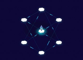 区块链大数据平台插画套分布式图片