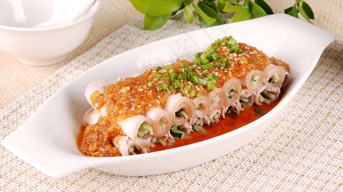蒜泥白肉图片