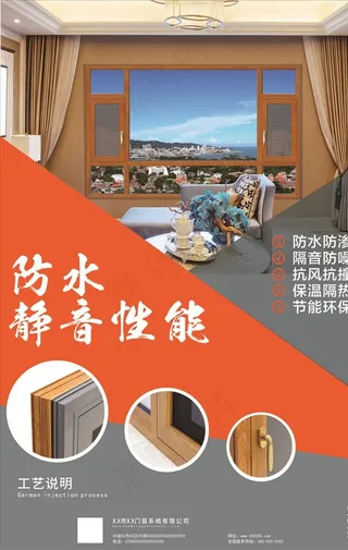 铝合金窗性能展示图片
