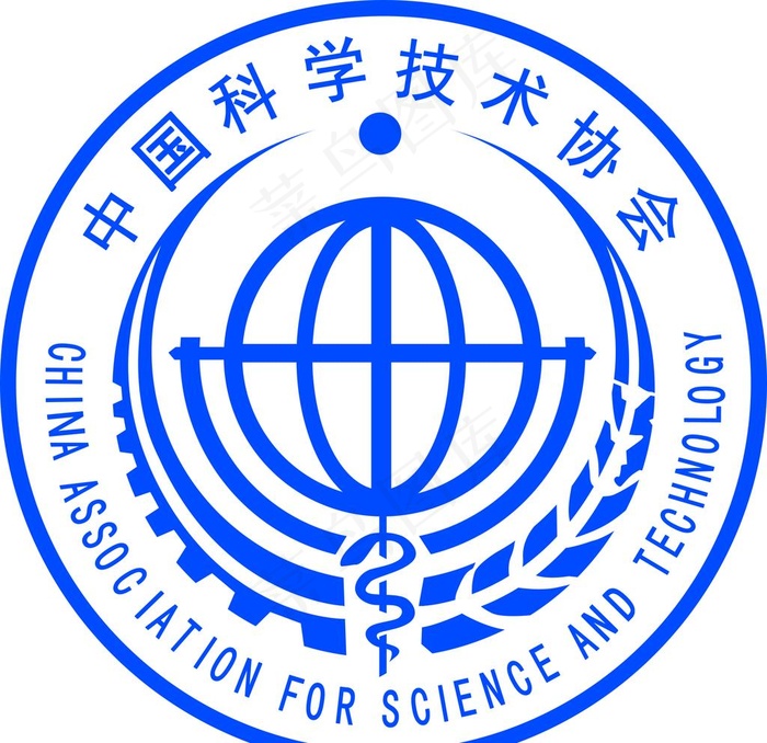 中国科学技术协会标志图片psd模版下载