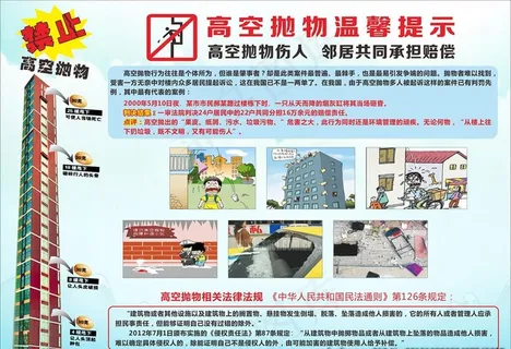 禁止高空抛物图片