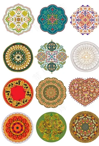 传统古典花纹图案图片