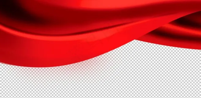 丝绸绸缎红色飞舞海报素材图片