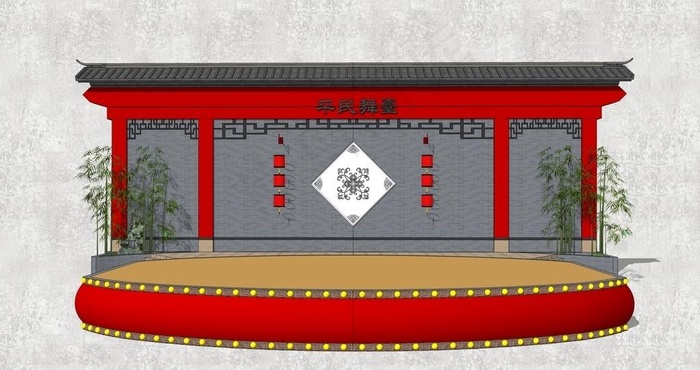 室外舞台图片