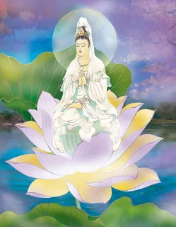 三十三观音之卧莲观音图片