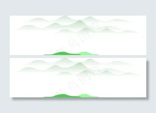 矢量山图片