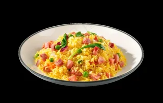火腿炒饭图片