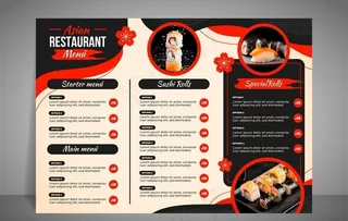 餐牌 价目表 传单图片