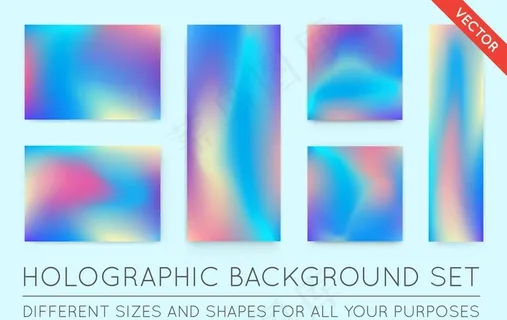 炫彩光晕背景图片