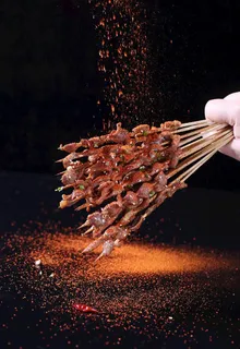 烤鸡胗图片 烤鸡胗图片