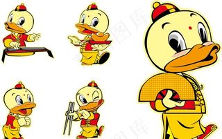 卡通鸭图片