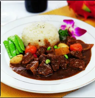 黑椒牛肉饭图片