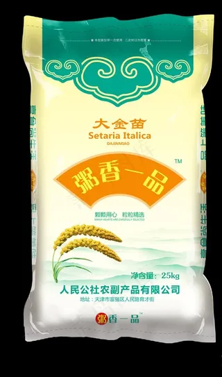 大金苗小米包装图片