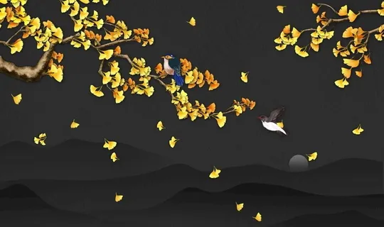 新中式背景墙图片