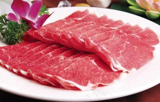 手工切羊肉图片