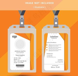 胸卡工作证图片