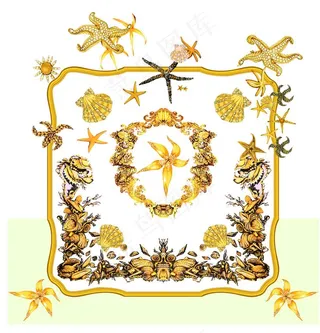 大牌 方巾 丝巾 数码印花 豹图片