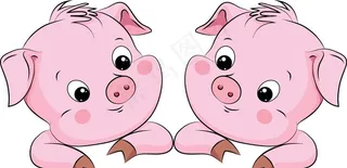 猪卡通图片