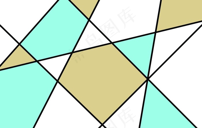 几何线条绿色背景墙图片(8504X5669(DPI:72))psd模版下载