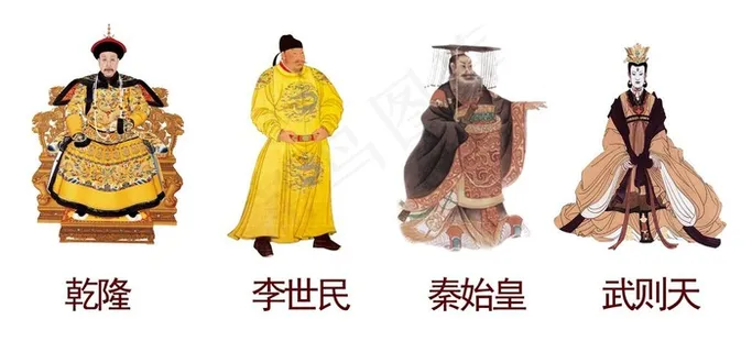 历史皇帝图片