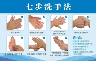 七部洗手法图片