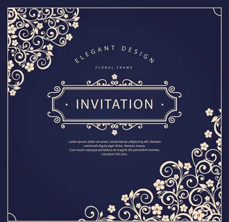 欧式花纹边框图片