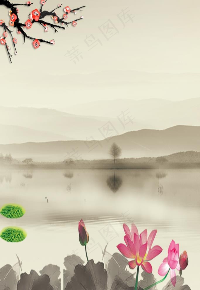 中国风图片(3543X5315(DPI:150))psd模版下载