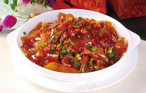 肉沫炒粉皮图片 肉沫炒粉皮图片