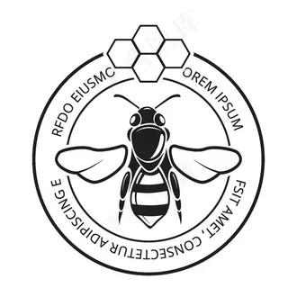 蜂蜜卡片标志图片