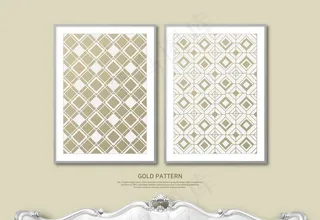 现代几何空间背景装饰画图片