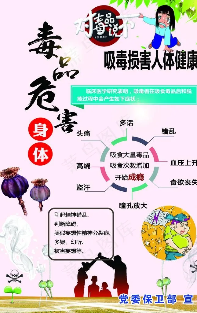 毒品危害图片(4547X6880(DPI:150))psd模版下载