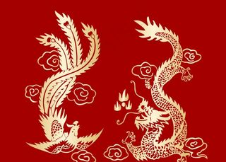 龙凤矢量图图片