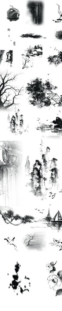 水墨素材图片