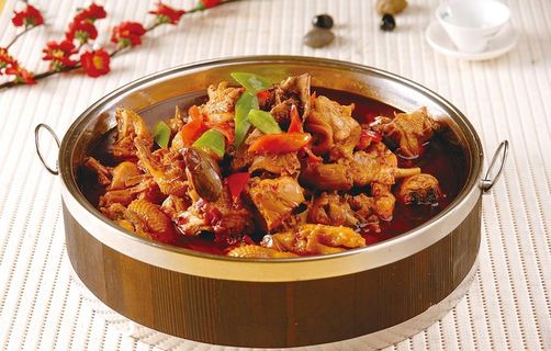 木桶烧鸡公图片