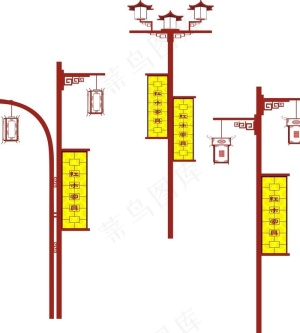 灯 路灯 仿古路灯 古典灯具图片