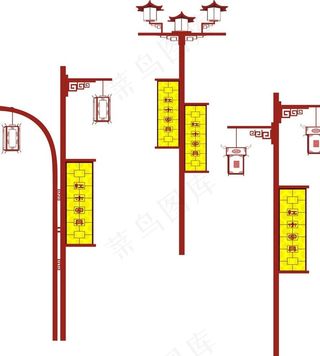 灯 路灯 仿古路灯 古典灯具图片